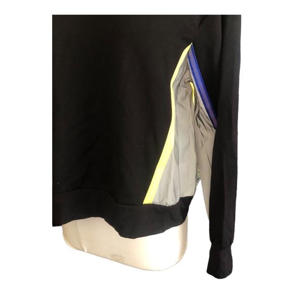 Terez Women’s Made In USA Glow Gear Reflective Neon Sweatshirt Multicolor - Picture 5 of 15